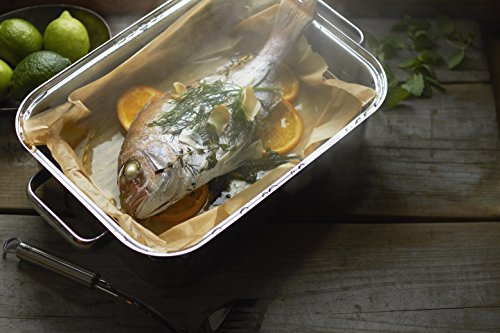 WMF Dampfgarer 35×21,5×10 cm ca. 3,5l WMF Vitalis Compact Glasdeckel mit Thermometer Aroma Garblech Cromargan Edelstahl poliert induktionsgeeignet spülmaschinengeeignet - 12