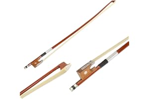 Lykos Bright Sound Arbor Violin Bow Fiddle Bow Horsehair Exquisite for Violin (3/4)