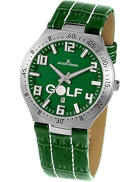 Jacques Lemans Herren-Armbanduhr Dover Analog Quarz Leder 1-1838D