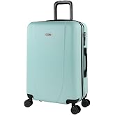 ITACA - Lightweight Hard Travel Suitcase Set Cabin, Medium, Large with Combination Lock, mint green, Casual