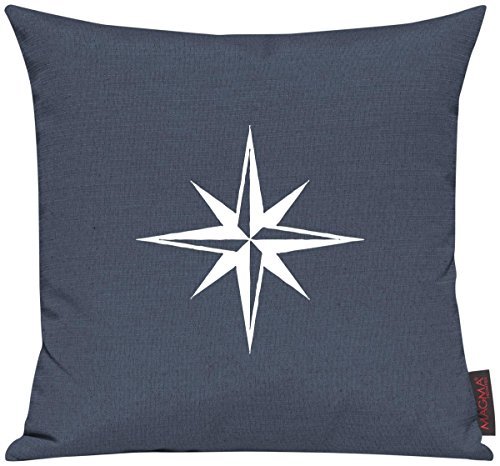 Kissenhülle für Auserwählte! Sofakissen Sailing Nautic Stern Motive Maritim, Farbe blau