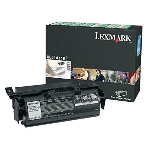 Lexmark X651A11E X651, X652, X654, X656, X658, Tonerkartusche 7.000 Seiten Rückgabe, schwarz