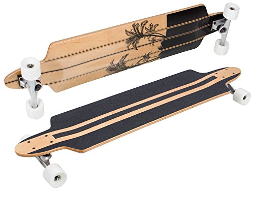 SportPlus Monopatín con Tabla de Arce Canadiense -  Tabla Skate con Cojinetes con Rodamientos ABEC-7 - En Diferentes Tamaños y Colores