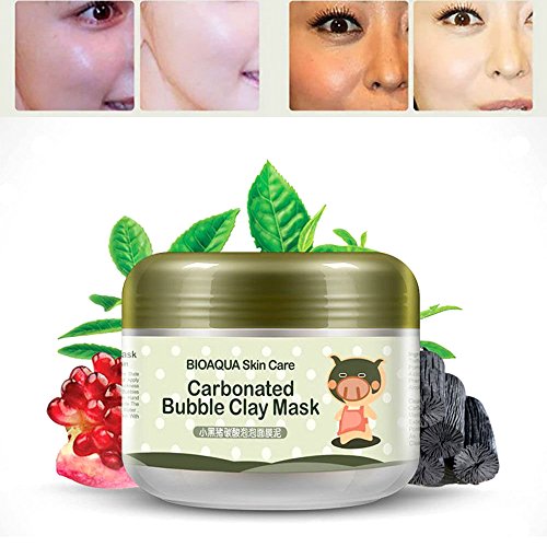 MLMSY Deep Cleansing Carbonated Bubble Clay Maske Nachfüllen und Feuchtigkeitsspendende Maske Maske für Gesichtsbehandlung Entgiftung - 4