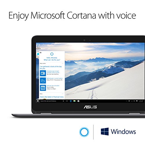 ASUS ZenBook Flip UX360CA 13 3-inch Touchscreen Ultrabook with US Layout Key board Intel Core M CPU  8 GB RAM  512 GB Solid State Drive  Windows 10 