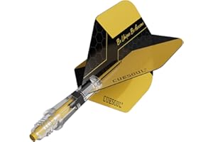 CUESOUL KOFF Carbon Dart Shaft with Replacement Shaft End,Big Standard Shape Flights