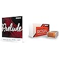 D'Addario J810 4/4M Prelude 4/4 Scale Medium Tension Violin String Set & VR200 Rosin Light