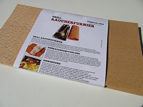 Grill-Räucherfurnier Buche 20 Blatt, 29 x 15 - 9