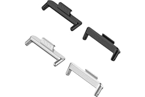 Raheem 4 Stück 20mm Uhr Armband Adapter für Huawei Watch Fit 3 Armband Connector Edelstahl Metall Adapter Ersetzbar für Huawei Watch Fit 3