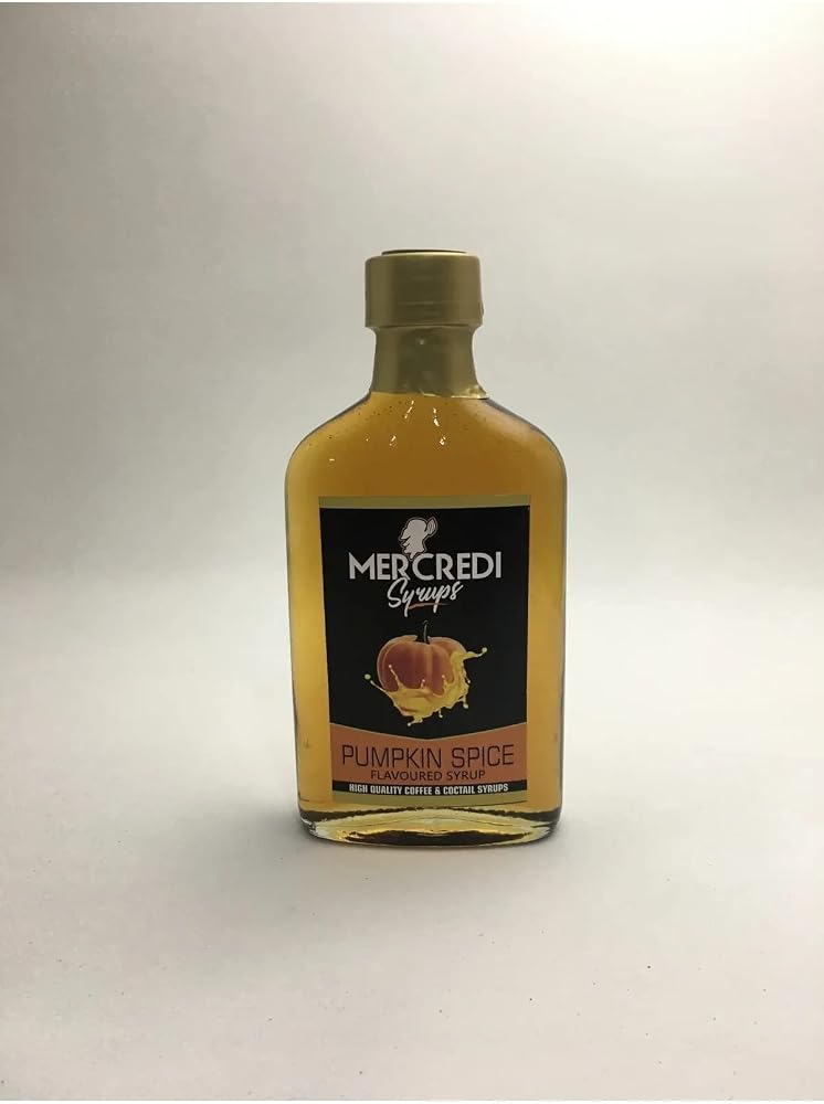 MERCREDI Pumpkin Spice Balkabağı Kahve ve Kokteyl Şurubu 200 ml