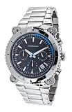 Steel Master Herren-Armbanduhr Chronograph Quarz Analog Edelstahl - CAP11032026.A