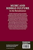Image de Music and Riddle Culture in the Renaissance