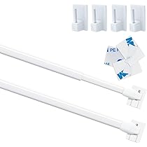 Yujiao Mao Bunte Café Gardine - Scheibengardine 45x90cm Aus Polyester Blau