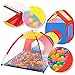 Produktbild KIDIZ® Spielzelt Spielhaus Babyzelt 200 Bälle Bällebad Kinderzelt | Ideal für Zuhause & im Garten | Tasche | Tunnel, Größe: XXL