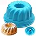 Produktbild Wokee Flexxibel, Practical Silicone Ring Shaped Cake Pastry Bread Mold Mould Kitchenware,Backform für Gugelhupf aus Silikon, Bundform für eindrucksvolle Kreationen, hochwertige Silikon-Kuchenform