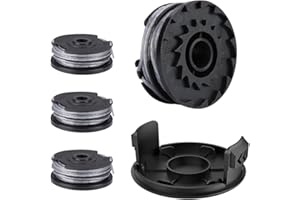 Moritale Bobina de Hilo Cortabordes para BOSCH ART24 27 30 30-36LI F016800351 línea de Carretes Repuestos Desbrozadora (Hilo Largo 6m Diámetro ⌀1,65mm) (4 piezas)