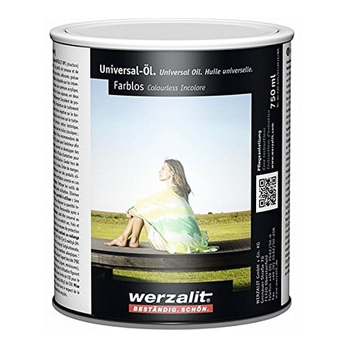 WERZALIT Pflegeöl / Universal-Öl 0,75 l farblos für WPC Terrassenbeläge