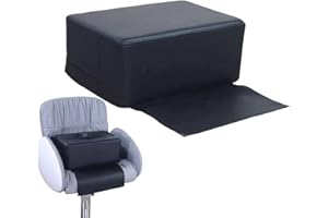 DOIYISLEM Sitzerhöhung Friseur Kinder - Kinder-Sitzerhöhung, Salon-Kindersitzerhöhung Für Kinderhaarschnitt, Pflegeleicht, Farbe Schwarz, Für Styling-Stuhl, Schönheitssalon, Spa-Ausrüstung, 39x30x18cm