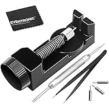 Watch Band Strap Link Pin Remover, Eventronic Watch Repair Kit with Spring Bar Tool, Tweezer, 3 Extra Pins