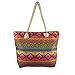 Produktbild LUX Zubehör Mehrfarbig Tribal Aztec Navajo bedruckt Sommer Strand Tasche