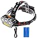Produktbild Stirnlampe LED Kopflampe mit 7 Modi T6 / XPE CREE mit COB Rot Blitzlicht Wiederaufladbare 18650 Batterie Helle Kopfleuchten Camping Laufen