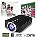 Price comparison product image Video Projector, Portable Movie Projector with 130" Screen, 1080P Support LCD Projector for iPhone Android Laptop PS4 Xbox with USB/HDMI/SD/HiFi Stereo