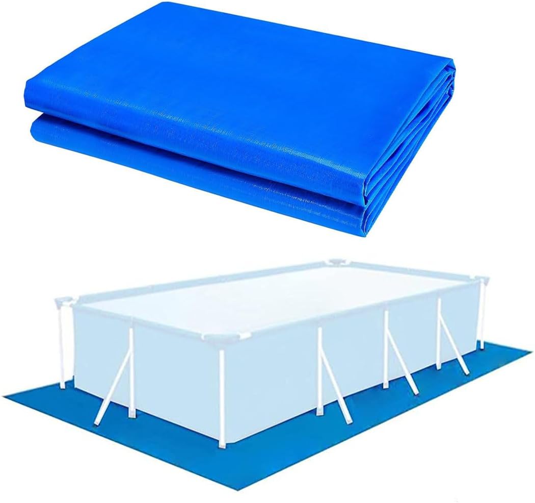 Ynzeyx Pool Ground Cloth, Rectangular Swimming Pool Mat, Floor Protector Cloth for Paddling Pool and Inflatable Swimming Pools (250 * 340cm/98.43 * 133.86in)