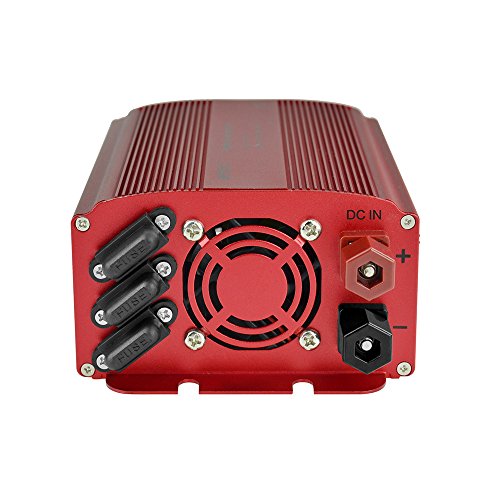 BESTEK Convertisseur 12V 220V Transformateur Onduleur Chargeur Adaptateur de Voiture 600W - Prise Universelle