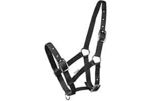 START ENJOY THE RIDE Cavezza Iniziale per Puledro Regolabile Tripla (foal, Nero)