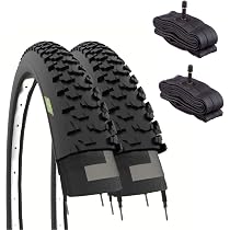 Fahrradreifen + Schlauch Set – 20 X 1.90 (50-406) Schwarz, Für Kinder-Mountainbikes