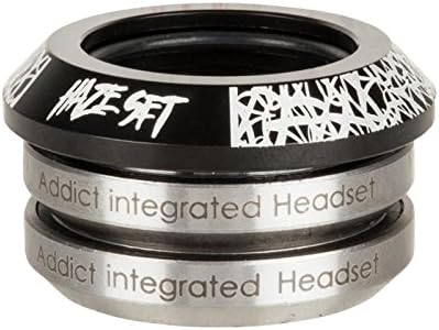 Addict Hazeset Integrated Scooter Headset – Black Stunt Freestyle Trick
