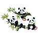 Produktbild PPS. Imaging Wandtattoo Pandabär Set Kinderzimmer Bär Illustration Wandtattoo Wandaufkleber Wandaufkleber Wandaufkleber Wandaufkleber Wandaufkleber Wandaufkleber Maße: 113x170