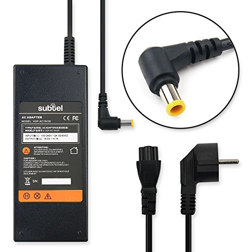 subtel® Qualitäts Netzteil (19.5V,92W) für Sony VAIO SVF14 Fit / SVF15 Fit (2.2m) Notebook Laptop Ladekabel
