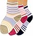 Baby Socks Hooped (Pack of 3 Pairs) - Summer Clearance Sale - Pack of 3, multi-coloured, 0-1 months