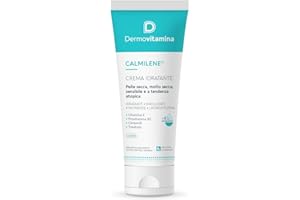 Dermovitamina Calmilene Crema Idratante 250 ml - Crema Corpo ad Azione Prolungata, Nutriente, Liporestitutiva ed Emolliente - Con Vitamina E e Ceramidi - Indicata per Adulti e Bambini