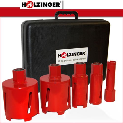 Holzinger 11tlg. Diamant – Bohrkronenset - 3