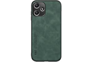 Kepuch Silklike Funda para Redmi 12 5G, Redmi Note 12R - Case Carcasa Placa de Metal Incorporada para Redmi 12 5G, Redmi Note 12R - Verde