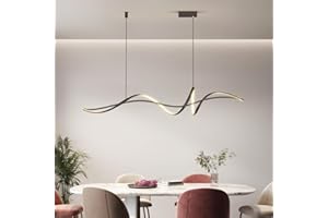 LANEKD Lampa wisząca LED Kuchnia Stół Jadalnia Żyrandole Możliwość ściemniania Regulowana wysokość Salon Zawieszenie Oprawa oświetleniowa Nowoczesna spiralna Projekt Lampy sufitowe do biura Jadalnia Oprawy