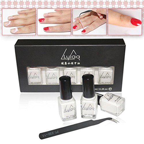 Oyedens Lulaa 5pcs / Set Quita la Cinta líquida del látex de la Cinta despega el Arte básico del Clavo de la Capa