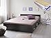 Produktbild Jugendbett, Bett 140x200 cm kaffeefarben + Lattenrost + Matratze + Bettkasten Singlebett Kinderbett Leader 5.1