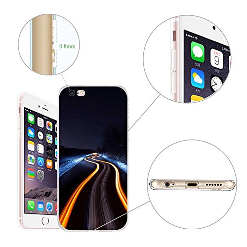 Funda LG Spirit 4G LTE - Fubaoda - Alta Calidad Serie hermosa y rom  ntica del paisaje  Gel de Silicona TPU  Fina  Flexible  Resistente a los ara  azos en su parte trasera  Amortigua los golpes  funda protectora anti-golpes para LG Spirit 4G LTE  H440N H420 