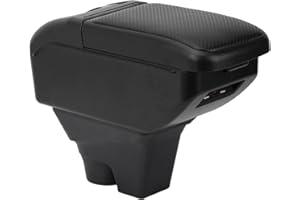 OYHCM Auto Braccioli Compatible with Citroen C3 MK3 2016-2024 Braccioli Poggiabraccio con Vano Portaoggetti Console Centrale