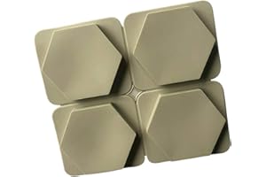 DAWWOTI 4 Hexagone Silicone Gâteau Moule 3D Moisissures Party Savon Tart Diy Chocolat Moule Silicone Cake - Couleur Aléatoire