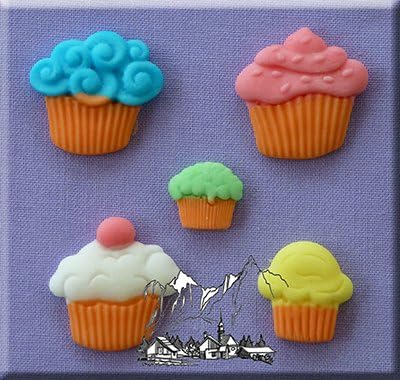 Cupcake- 3D Silicone Cake Decorating Moulds Ideal for decorating Cupcakes and that special Cake for a Cupcake fan From Bake and Create