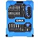 Price comparison product image Oria Electronics Tool Kit (34 in 1), Screwdriver Bit Set, Magnetic Repair Tool Kit of Torx, Hex, Slotted, Phillips, Tri-wing and 2 Special Bits for Iphone 7 Plus/8, for PC, PS4, Watches and so on