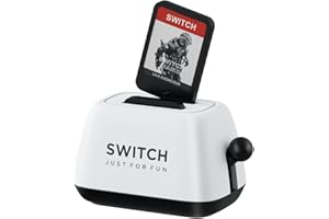 Hagibis Switch-Spielehülle, kompatibel mit Nintendo Switch-Spielkarten, tragbarer süßer Toaster-Aufbewahrungshalter, Aufbewahrung von 2 Switch-Spielkassetten(Weib) [Nintendo_Switch]