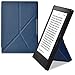 Produktbild kwmobile Smart Cover Case für Kobo Aura H2O Edition 1 mit Ständer - Schmale Schutzhülle Slim Hülle aus Kunstleder in Dunkelblau