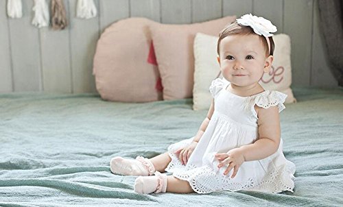 CIDBEST® Niedlich Blumen Baby Mädchen Kids Haarband /Stirnband Newborn Haarband Fotografie Haarband Nette Design weich und bequem Baby Stirnband Kopfband Blume Haarschmuck Neugeborenen Geschenk Kopfschmuck Kopf Blume Stirnband - 7