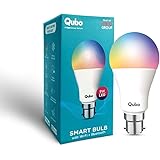 Qubo Smart Bulb from Hero Group | 9W B22 LED | Wi-Fi & BT | Compatible with Amazon Alexa & Google Assitant (16 Million Colour