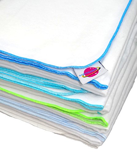 Molton/Flanellwindeln weiß 80/80 -5er Jungen Set NEUHEIT!!! - 2